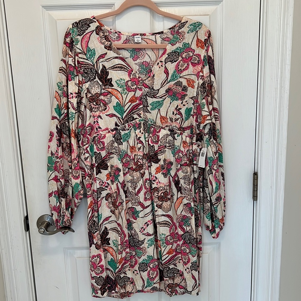 Old Navy Floral Dress Coverup Lightweight Size Large NWT
